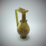 Ancient Roman Olive-green glass Jug