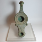 Roman Bronze Pear-shape oil lamp