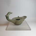 Roman Bronze Pear-shape oil lamp