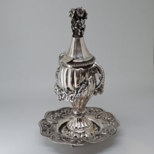 An old and important Ottoman Silver Incense Burner