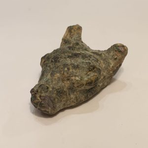 Zoomorphic Iron Age Bronze Weight Bull Head